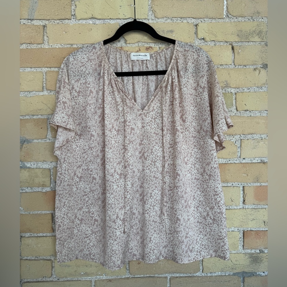 Rosemunde Pale Pink Floral Blouse